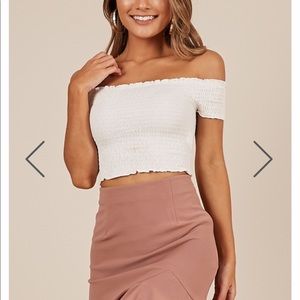 Show po crop top new with tags